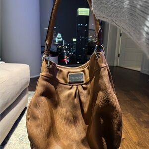 Marc Jacobs Brown Leather Hobo Bag